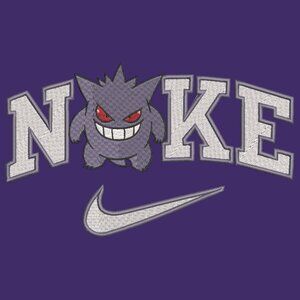 Nike Pokemon Gengar Embroidered Adult Unisex Crewneck Sweatshirt